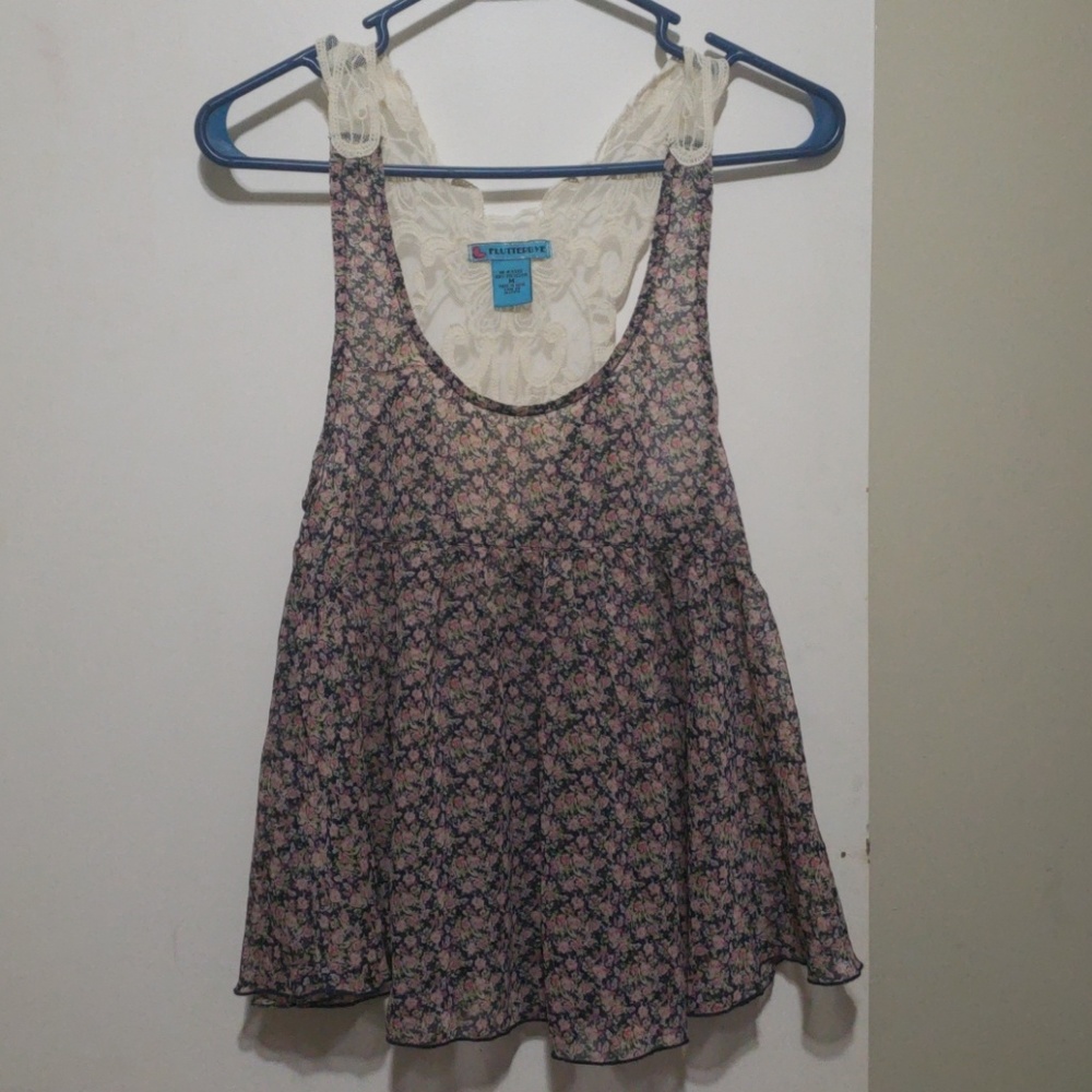 Floral tank top